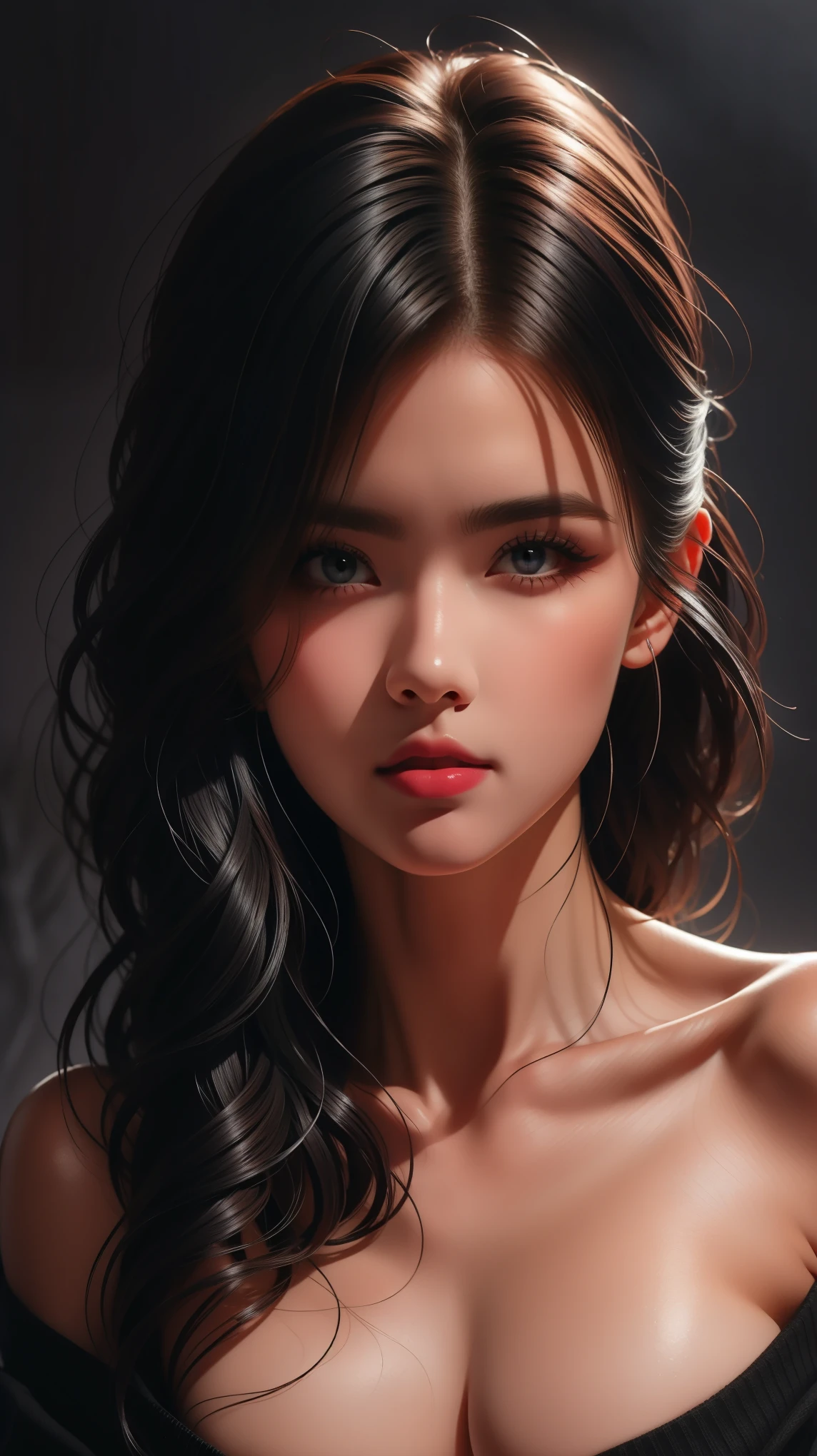 1. Angelic woman, (White European), White shirt, Ripped jeans, 薄dark, dark, despair, anger, movie, tears, (Torn clothes), (Wet clothes), Expose your shoulders, Real Rain, Wet Hair、masterpiece, 最high quality, high quality, High resolution,(((Face close-up)))