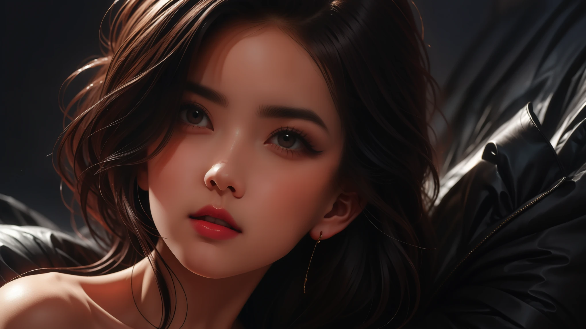 8k, ultra-detailed, high-quality, beautiful goddess woman, old holywood style elegant dress, old holywood actress, siren seductive eyes, red lipstick, smokey eye makeup, high-value woman
