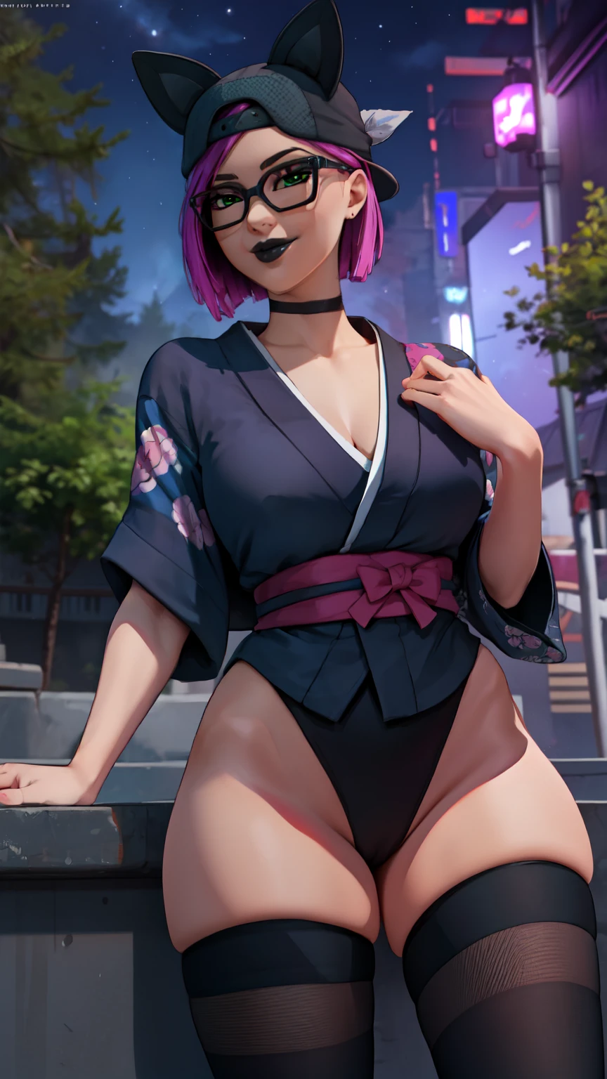 best quality, masterpiece, (leaning over:1.4),
1girl, yuzuriha_(jigokuraku), purple hair, brown eyes, ninja, open clothes, cleavage, small breasts, topknot, medium hair, breasts apart, seductive smile, pants, undressing, (blush:1.1), japanese exterior, temple,