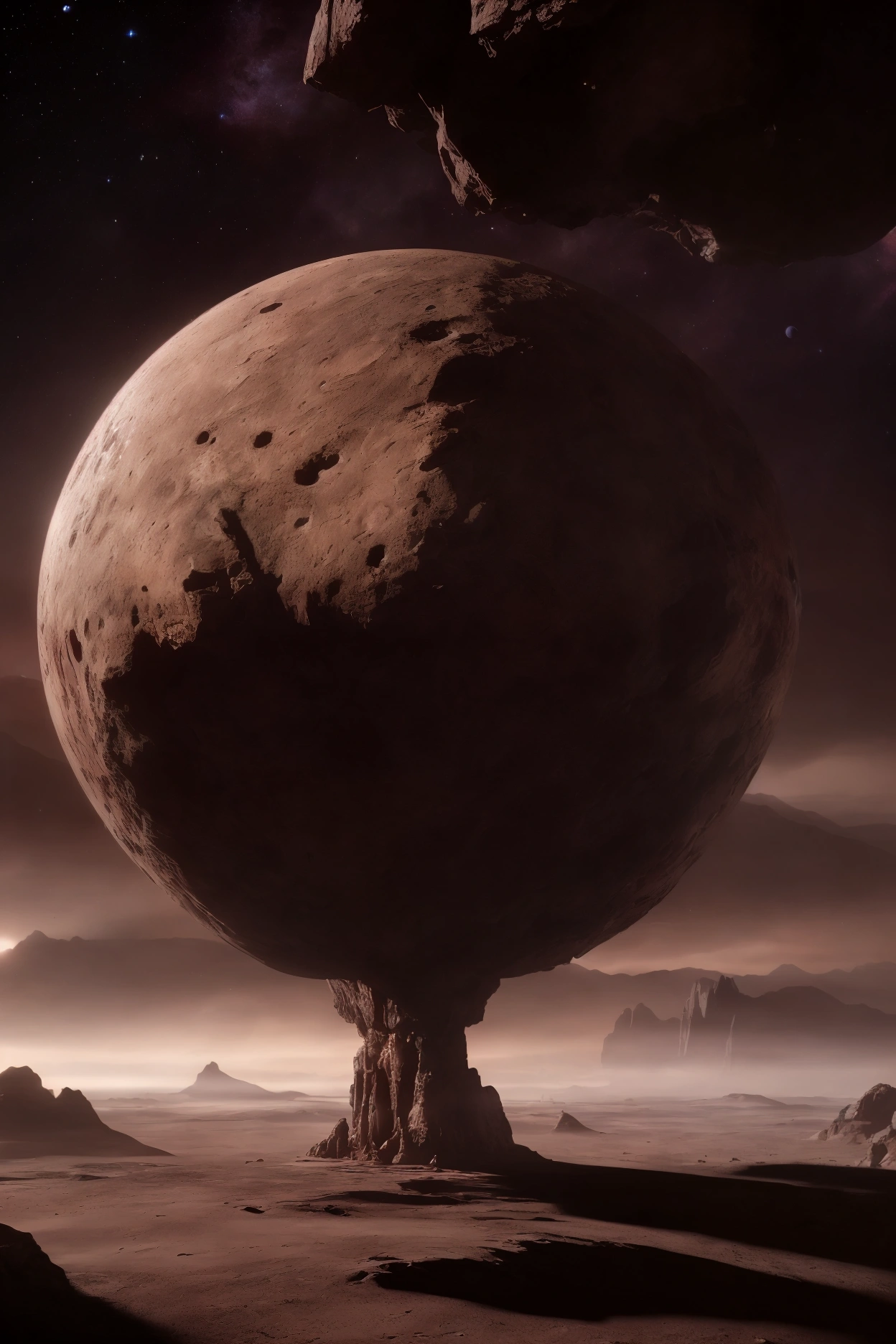 a space module landing on the surface of a planet, 8k highly detailed, photorealistic, intricate mechanical details, advanced technology, metallic textures, dramatic lighting, cinematic composition, epic sci-fi atmosphere, deep shadows, reflective surfaces, rugged alien landscape, rocky terrain, towering mountains, billowing clouds, vibrant colors, volumetric fog, stunning vistas