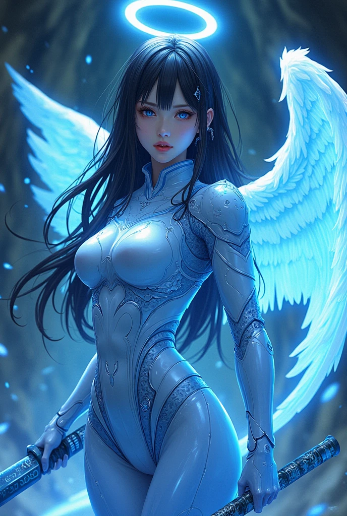 (La Best Quality,A high resolution,Ultra - detailed,actual),Selena Gomez xuer hologram Laser dress,(Ruined dungeon ruins background:1.4 ), More detailed 8K.unreal engine:1.4,UHD,La Best Quality:1.4, photorealistic:1.4, skin texture:1.4, masterpiece:1.8,first work, Best Quality,object object], (detailed face features:1.3),(The correct proportions),(Beautiful blue eyes), (cowboy pose), Selena Gomez :1.4),( cinematic lighting :1.4), (skirt lifted by itself: 1.1), (skirt lift: 1.3), (showing white panties: 1.3), (bright colors) , (perfect anatomy :1.4),( has big angel white feather wings:1.4), manos perfectas: 1.5, (angel alas V2.1), (cute,slutty,sensual,seductive look,seductive,((erotic)),opulent,sumptuous,(nsfw:1.4 ),(nsfw V2.1), (plumas white en el aire :1.4), (vagina V2.1),( desnuda V2.1),( colores brillantes), (BodySuit white transparente :1.4) 