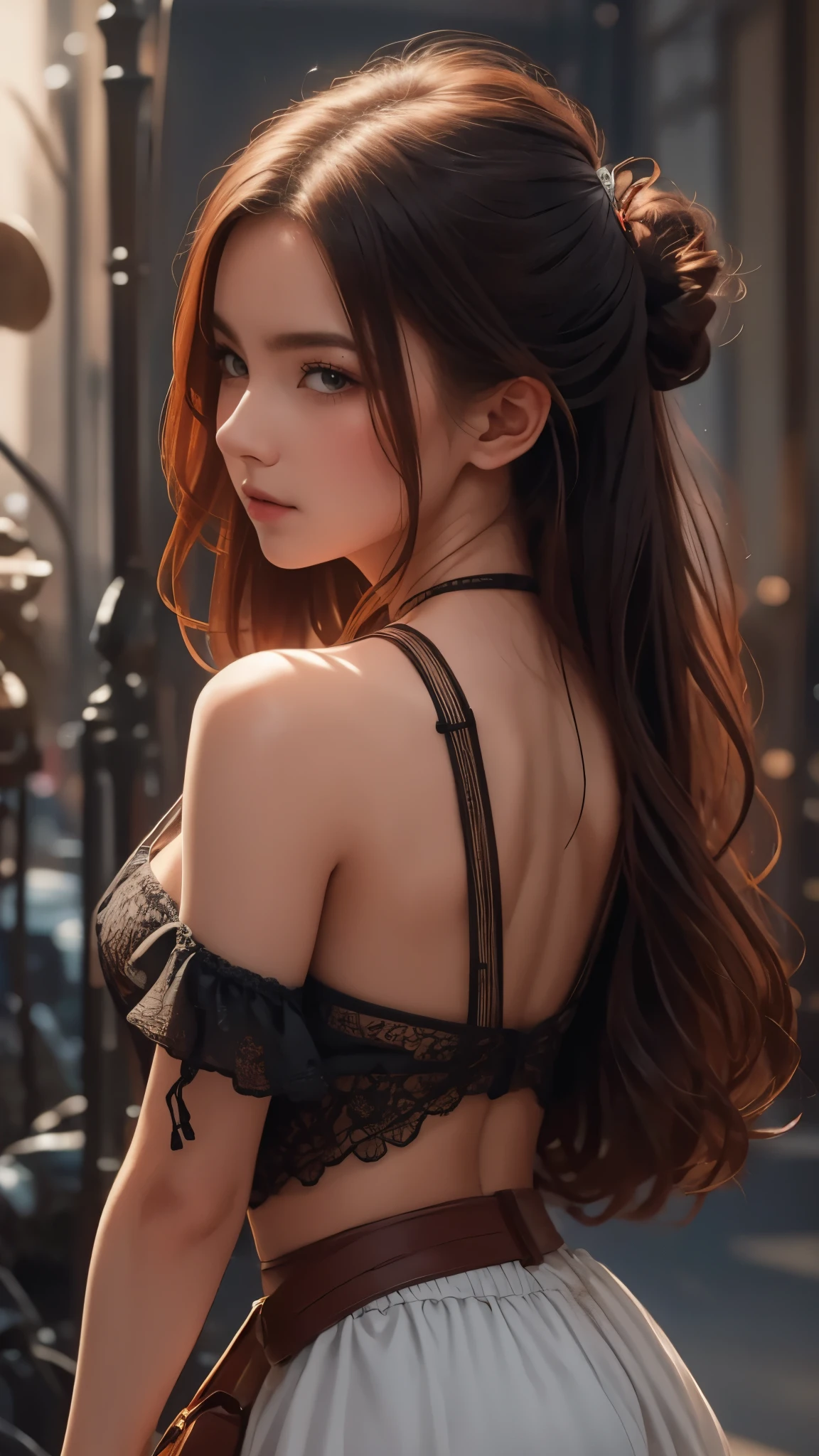 top quality, (Line drawing), coloring with watercolor,super detailed, beautiful woman, head on, (head to shoulder pose), Artistic, masterpiece,