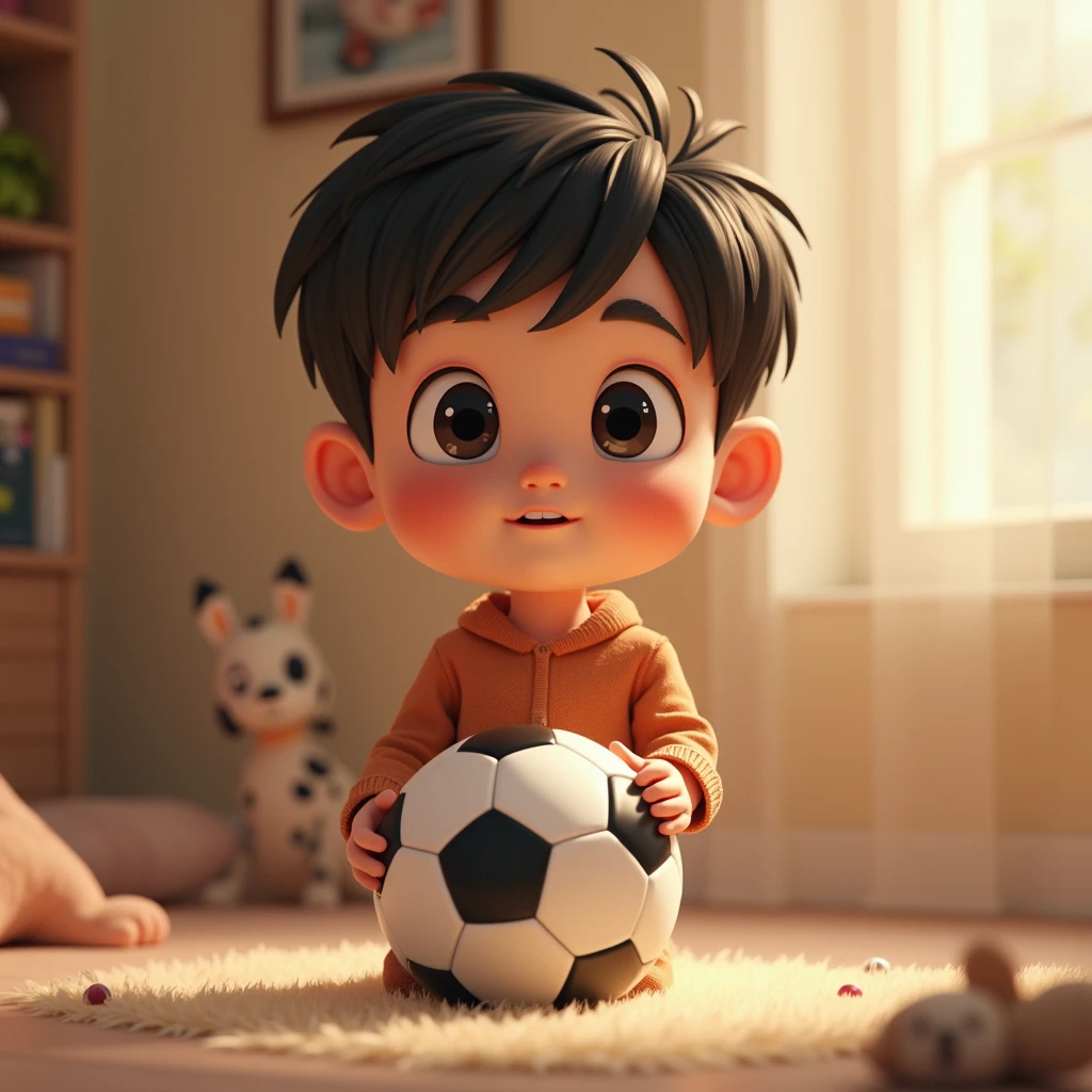 A child who wants to be a footballer but does not have the financial resources 
