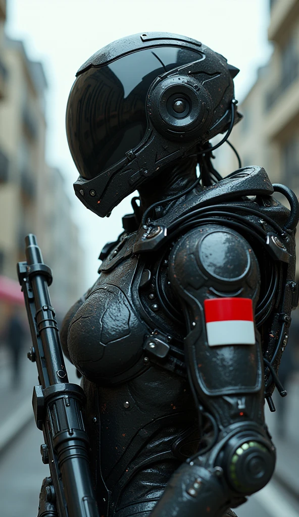 there are many people in helmets and helmets with gas masks, dieselpunk cyborgs, nekro xiii, symmetrical dieselpunk warrior, nekro iii, nekro borja, machine noir dieselpunk grimcore, movie still of aztec cyborg, nekro, highly detailed cgsociety, robot cyborgs