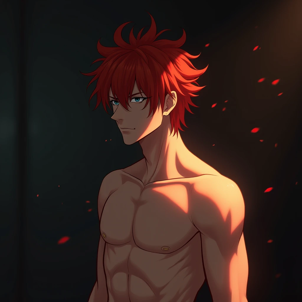 Hot boy wearing underwear, with abs