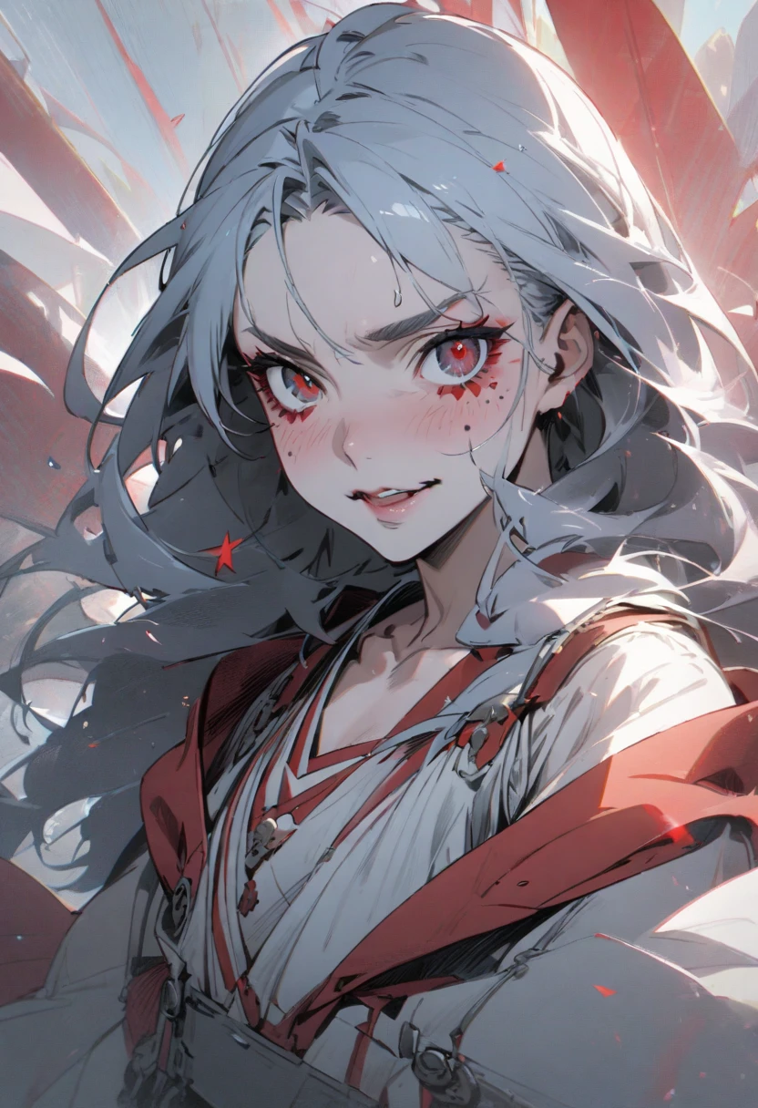 (masterpiece, best quality), intricate details, 8k, artstation, wallpaper, official art, splash art, sharp focus,
1girl, Nakiri Ayame, long hair, twintails, red eyes, white hair,
spider suit, spider web print, spider web,
skyscrappers, city, buildings, cars, street,