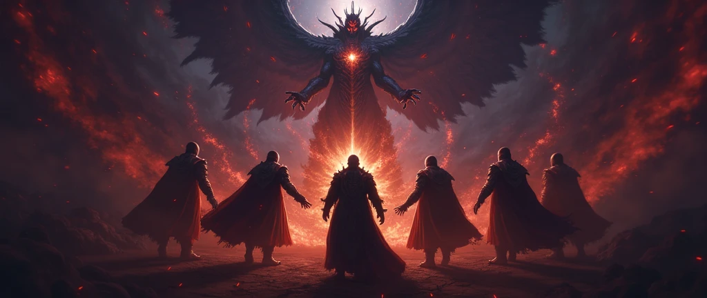 a highly detailed portrait of Sauron, the Dark Lord, extremely intricate and realistic, masterfully rendered, dark and ominous atmosphere, glowing red eyes, sharp angular features, menacing expression, ornate dark armor, dramatic lighting, moody color tones, cinematic composition, gothic fantasy, chiaroscuro effect, digital painting