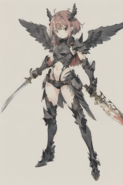 1girl,monster girl,
absurdres,(solo:1.8),(skeletons+harpy),
gradient background,science fiction,
wings,claws,glowing eyes,
 <lora:K-SUWABE-Monsters:0.6>