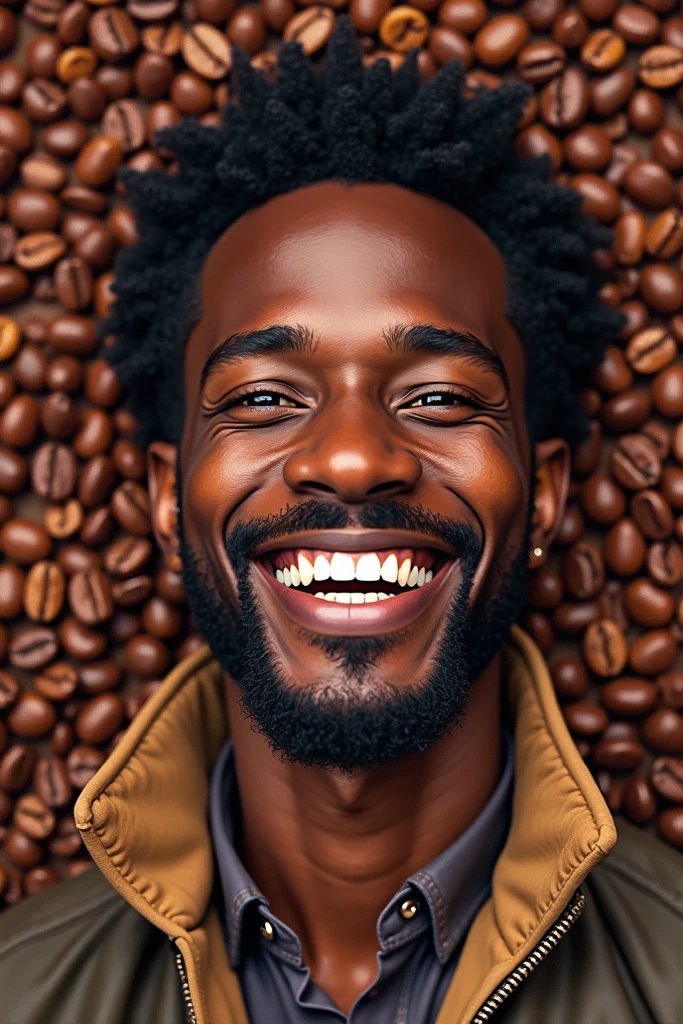 (portrait shot, ultra-detailed, best quality, photorealistic:1.37, 4k, realistic, portrait photography, jiggling male, black guy, dressed with melted chocolate, melt chocolate everywhere, fluid brown chocolate, dense fluid chocolate, matte light, iconic pose, detailed facial features, vibrant colours, melt chocolate background, 35mm)