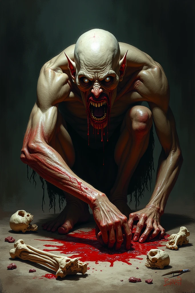 (In this dark and scary place, Evil spirits are imprisoned and suffer unbearable pain. Their mouths are pierced with steel needles or spikes, Their tongues are been, Make them unable to speak or make any sound. The demons and minions of hell use various torture tools to torture them, Let them experience endless despair and pain:1.2)，symetrical composition, magnificent scale, strong use of negative space, facing up, one-point perspective, Realistic hyper-detail, 8K, k hd