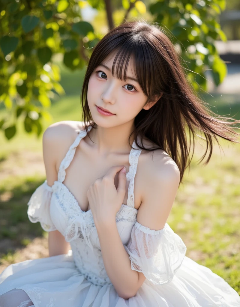 ((whole body写真)), (( dark eyes)), ((nude)), (( completely naked)), ((not wearing panties)), lewisleathers doubleriderjacket, 美しい日本woman、cute, (( small breasts))、22 years old、1people,  very beautiful Japanese idol ,  RAW photo, best quality、Genuine、 very delicate and beautiful,  very detailed, 8k, (( high definition )), Soft light, Beautiful and sophisticated nose,  beautiful eyes,  movie lighting, (  simple bright color background :1.3), COMPLETE ANATOMY ,細身のbody, small breasts,smile, ((tree々The morning sun shining through)), ((Long bob hair with black hair split in the middle)), 美しい日本woman、 model body type 、 masterpiece、 best quality、超 high definition 、超 high definition 写真、 Smoothly Upscaled Image 、HD resolution,、High Quality Boost,、 Contrast Boost 、 hyperrealism 、Super fine、8k、 elegant 、 １people々、日本people々woman、美しい日本people々woman、 super detailed face,、魅惑的なsmile、cute、 white skin、 white skinの美しい肌、 Brown Eyes 、  Beautiful symmetrical face  、 small face 、Age 25、 beautiful black hair 、 美しい small breasts、Genuineのpeople々Skin Between、  PERFECT FIGURE 、Perfect Anatomical Figure 、whole body写真、詳細かつリアルなpeople々body、Detailed and realistic skin、 Realistic Face with Every Detail 、 detailed and realistic eyes、 realistic lips drawn down to the smallest detail 、 Detailed and realistic teeth 、Realistic ears、Realistic and detailed hair、 beautiful hands、 realistic feet in every detail、Realistic breasts in great detail、現実的なwomanの性器を細部まで、  detailed realistic legs  、 detailed and realistic clitoris 、 detailed realistic anus 、細部までリアルな Thick pubic hair 、whole body、whole body白肌、 white skin、 I have thick pubic hair、 Thick pubic hair 、 Completely naked、urination、 pryatensee 、Blushing cheeks and ecstatic expression , Urinary incontinence、 sex toys inserted into the anus 、 turn your arm backwards、 open your mouth 、 In the mysterious forest、wooden table、Surrounded by plants、((Exposing the female genitals)), (( Realistic female genitalia )), ((Thick pubic hair with realistic detail)), ((Thick pubic hair)), ((Realistic clitoris)), ((Realistic anus down to the last detail)), ((M-shaped feet)), (( spread your legs)), ((Excessive pubic hair)),