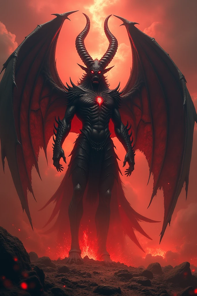 Hell huge and all black infernal kingdom grand kingdom of demons 