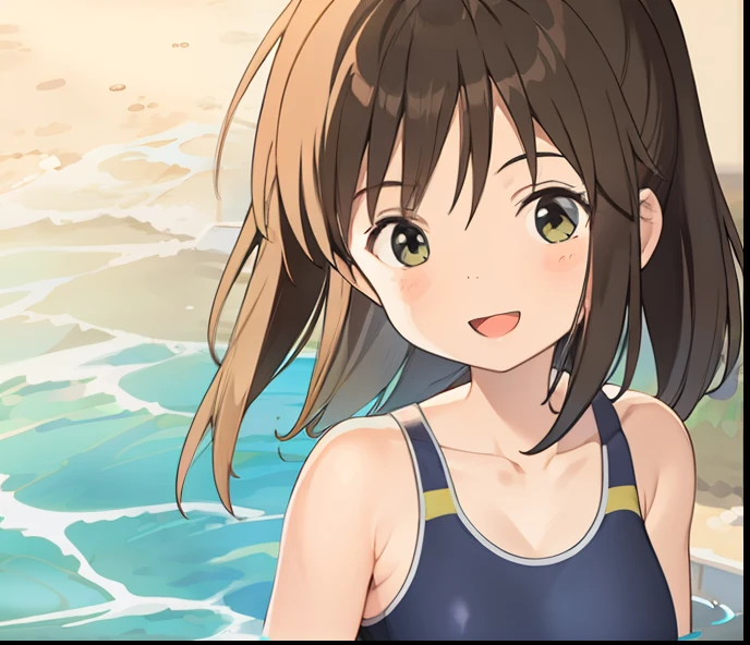 Highest quality, masterpiece, Hajime Fujiwara,8k wallpaper, Swimsuit,gravure