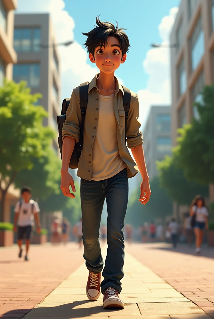 Create Tadashi Hamada from Operation BiG Hero as a real person