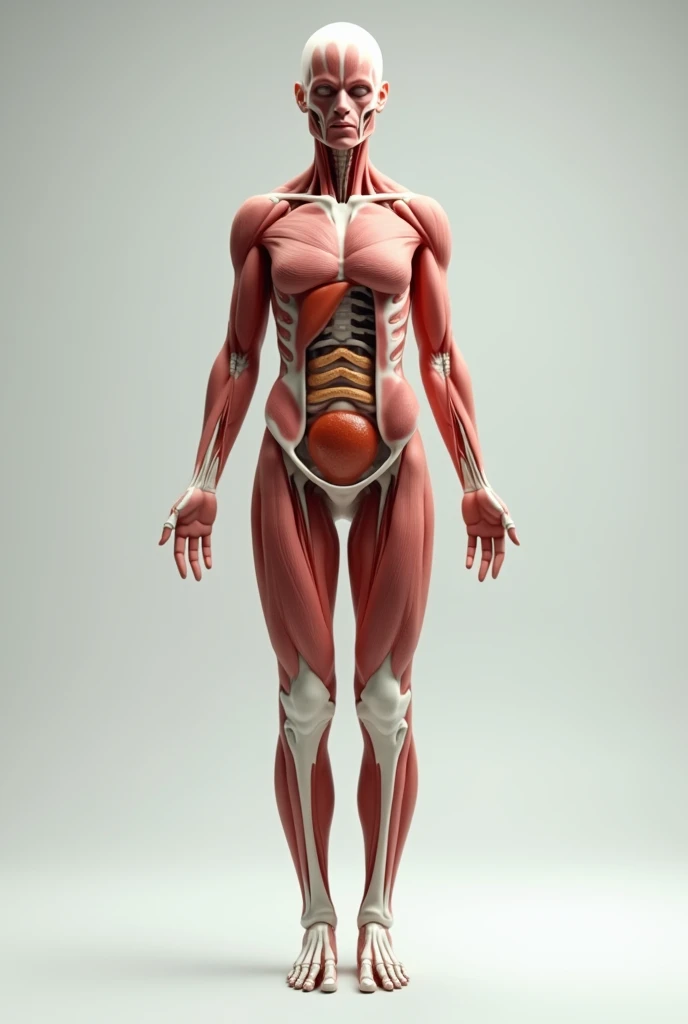 Female human body diagram