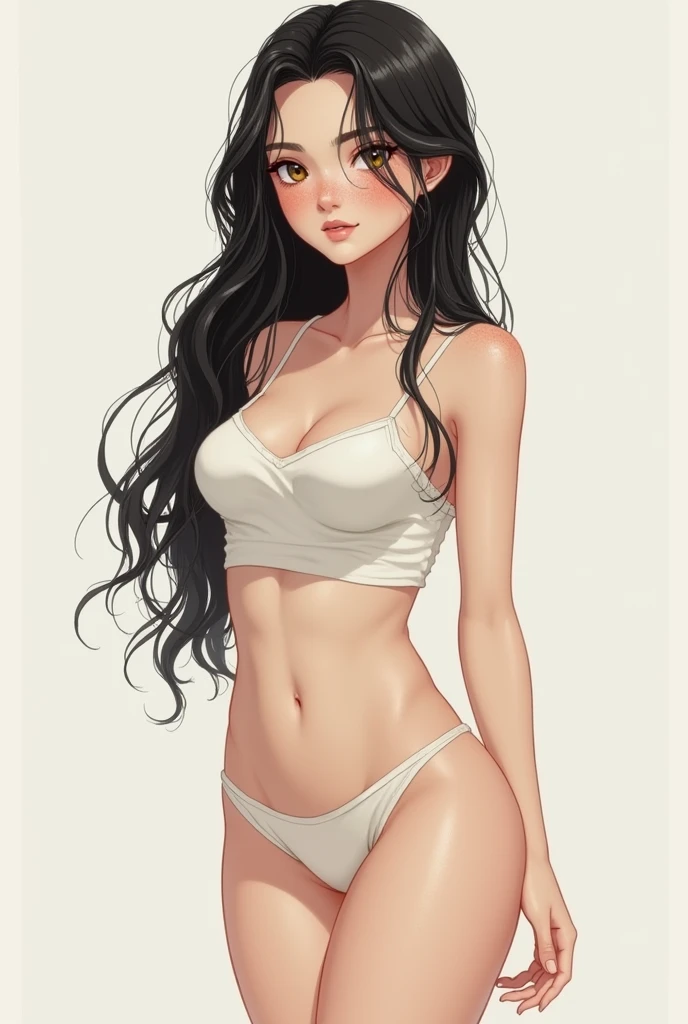 un dibujo de una mujer en bikini y bragas, pose casual, Proporciones realistas SFW, Concepto de personaje poco realista, girl sketch, sketchy artstyle, Boceto antiguo, Personaje de estilo anime, Fanart de chicas, boceto de anime, Proporciones realistas!!, Concepto de personaje realista, Estilo anime semirealista, Dibujo de personaje de cuerpo completo, pencil and ink manga drawing, Personaje de manga, loose pencil sketch