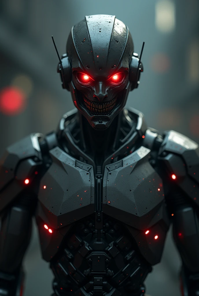 (masterpiece、top-quality、top-quality、Beautifully Aesthetic:1.2)、(Anime style)、(((Super cool mechanical Frankenstein monster for dark Halloween has a lot of delicious looking treats)))、Cool pose、ighly detailed、colourfull、highestdetailed