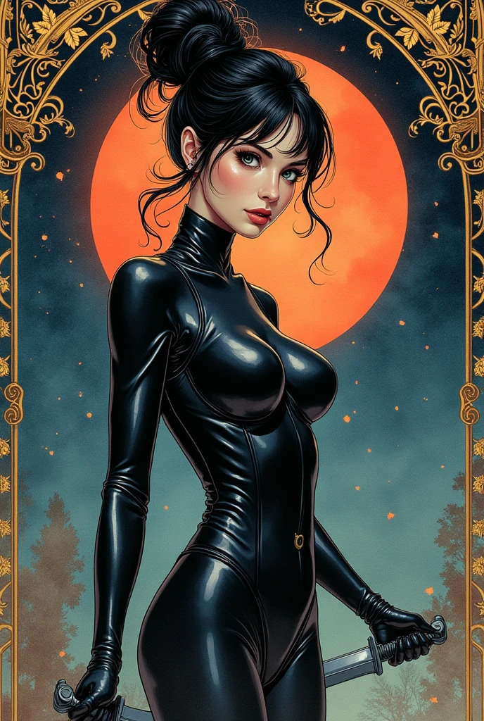 A sexy alien woman, beautiful detailed eyes, beautiful detailed lips, extremely detailed face, long eyelashes, alien landscape, alien architecture, glowing bioluminescent plants, alien sky with two moons, cinematic lighting, dramatic shadows, vibrant neon colors, surreal atmosphere, digital art, concept art, 8K, ultra-detailed, photorealistic, award winning, masterpiece