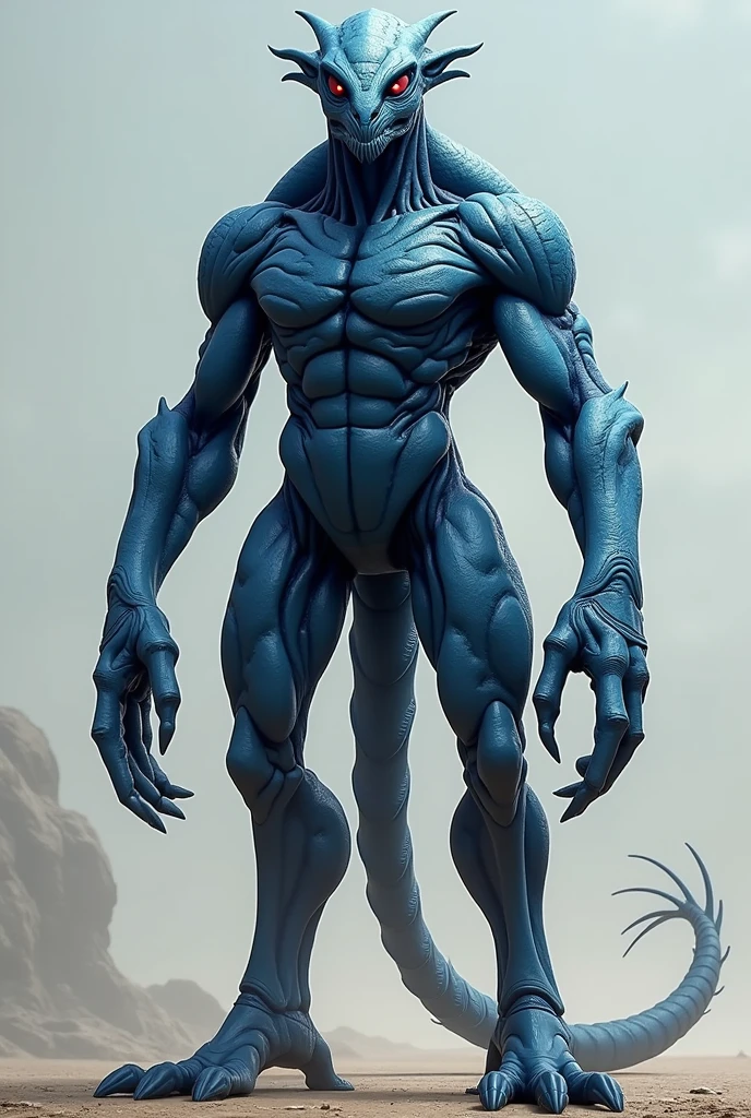 batman_sonic, solo, simple background, 1boy, standing, full body, male focus, ears, grey background, muscular, abs, muscular male, blue theme, arms at sides, black shhading