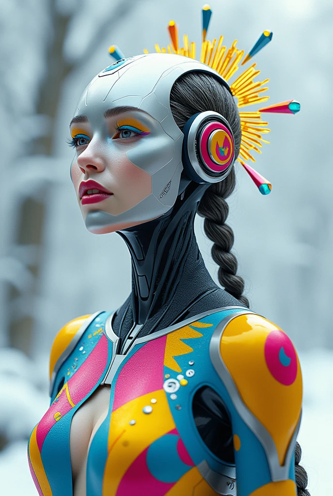 portrait of an astronaut nude toon doll with cyan hair, full body raw candid cinema, 8k, best quality, masterpiece, don bluth style, photographic, realistic, sad atmosphere, dark lighting, oppressive atmosphere, depressive colors, kodak portra 400, natural light, pinhead lights, blur reflection, brush strokes, smooth, abstract, splatter, oil on canvas, rainbow colors, fractal isometric details, bioluminescent, 3d render, octane render, intricately detailed, titanium decorative headdress, cinematic, trending on artstation