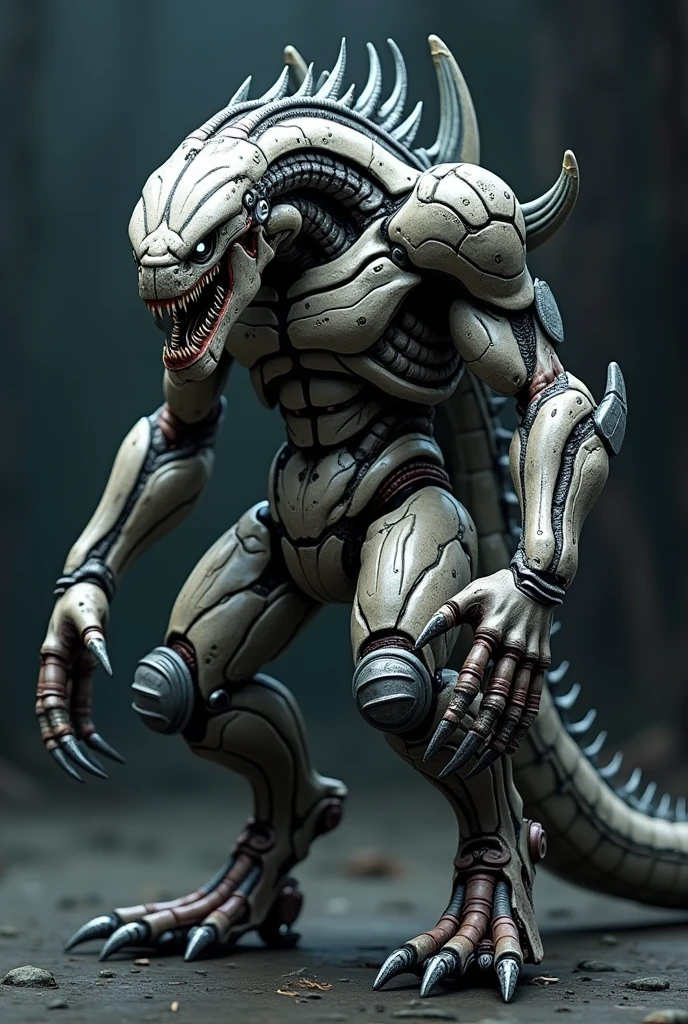 colorful realistic meahophontron of ral-bnz, mythical ral-bnz creature, mythical look, extrem-hd-ultra-shenanigans made of ral-bnz colorful shiny background
