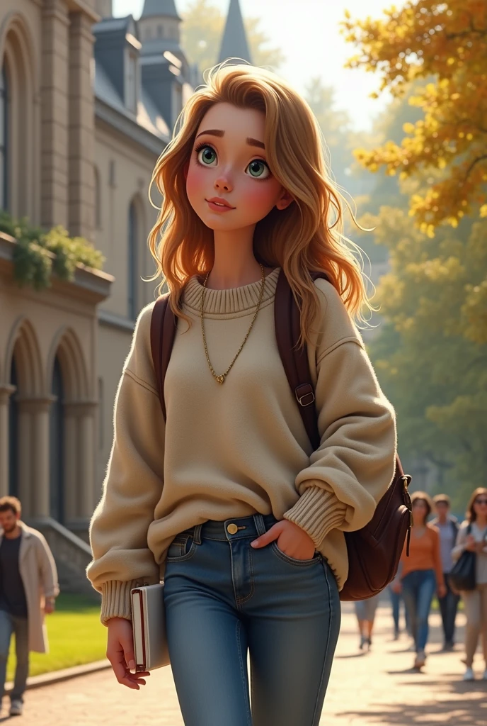  a girl in university 