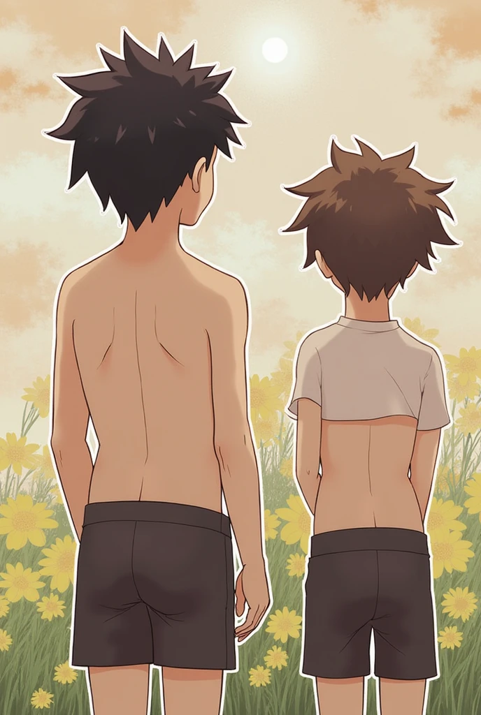 showing each other erected dick off，stand facing each other,two Male children,nakeness,two boys,younge boy，erection,phimosis,child-faced,infancy，young age，short round face，Flat chin，infancy,(child-faced),Spread your legs apart,belly hair,chest hair,black pubic hair,young age,Flat chin,finely detaild face,well-muscled,orange short hair,Bright hair,White eyes,Keep your eyes wide open,nakeness,Abs pectoral muscles,strong and well-developed muscles,Bright,Bright and vivid colors,(depth of fields:1.2),Positive audience,Spread your legs apart,the night(masutepiece, Best Quality),showing each other erected dick off，stand facing each other,phimosis,erection,Male children,nakeness,two boys,younge boy，child-faced，infancy，young age，short round face，Flat chin，infancy,(child-faced),Spread your legs apart,belly hair,chest hair,pink pubic hair,young age,Flat chin,finely detaild face,well-muscled,pink short hair,Bright hair,White eyes,Keep your eyes wide open,nakeness,Abs pectoral muscles,strong and well-developed muscles,,Bright,Bright and vivid colors,(depth of fields:1.2),Positive audience,Spread your legs apart,