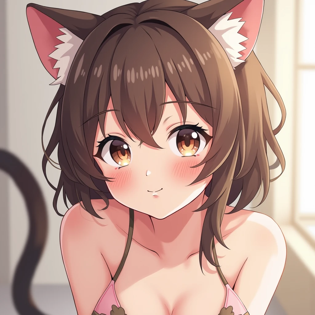 Anime Cute Cat Girl Wide Pussy