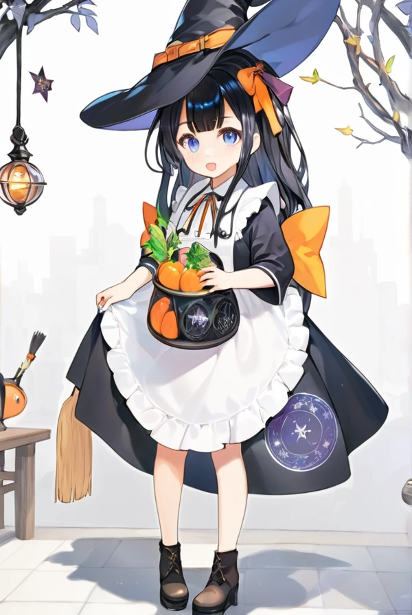  black hair, Long Hair,witch,witchの店,witchの薬屋,店番をするwitch