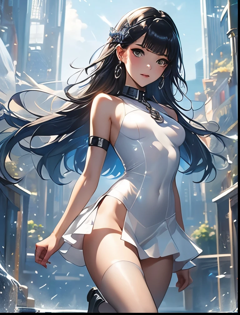 Facing the audience, the clothes were changed to flesh color --auto --s2