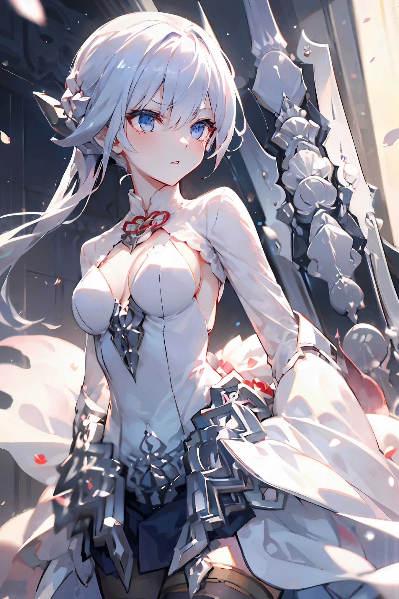 Snowflakes, snowy scenery, snow, silver hair spreading