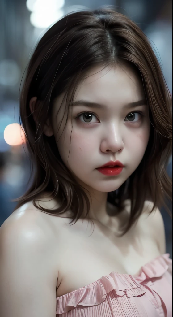 (Wearing Spidergirl), Very cute and -like face, Power puff girl, Naked, Angry pose, Angry face, (((BROWN HAIR MALAY GIRL))), masutepiece, High quality, UHD 45K, Realistic face, Realistic skin feeling , A Japanese Lady, milf chubby, chubby massive cheeks, Very cute and babye face, (((FLAT CHEST))), ((VISIBLE CLEAVAGE)), (MATRIX WORLD), ((look In front at the camera and SADNESS)), with Spider gwen fashion, ((PINK STRAPLESS LAYERED DRESS)), captured in ultra high resolution with photorealistic and beautiful lighting. (((CUTE GIRL))), ((RED LIPS)), ((NUDE)), ((CHUBBY)), ((DRAGONS TATTOOS)), ((WHITE SNEAKERS)). Malay girl wearing spider woman in the middle of the street city building
