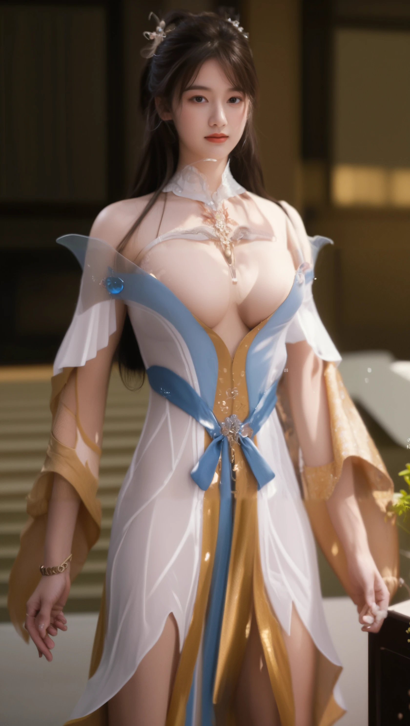 (((albedo \(the good\), white horns, demonic horns, Pupil of the slit,White dress, long skirt,Black wings, Feathered wings,black color hair,Golden pupils,Fashionab))),((tmasterpiece)),A high resolution, ((Best quality at best)),tmasterpiece,top-quality,Best quality,((( exquisite facial features,looking at viewert,There is light in the eyes,Smilingly,Self-confident ))),(((Light and shadow interlace,huge boob,Lop,Protruding nipples))),(((araf asian woman posing, Looking up from the bottom,face flushed,an sexy,sit on a bed,with her mouth open、Put your arms behind your head、)), horns