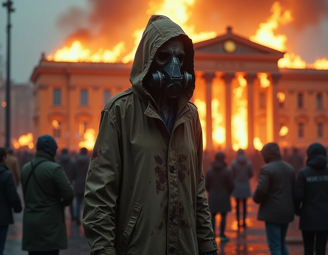 captain_zee giving a speech, crowd, fire, smoke, soldier, (flags:1.2),
officer, uniform suit, gas mask, night goggles, cloth cloak,
<lora:captain_zee:0.7>
<lora:people_count_slider_v1:5> <lora:epiCRealLife:1>