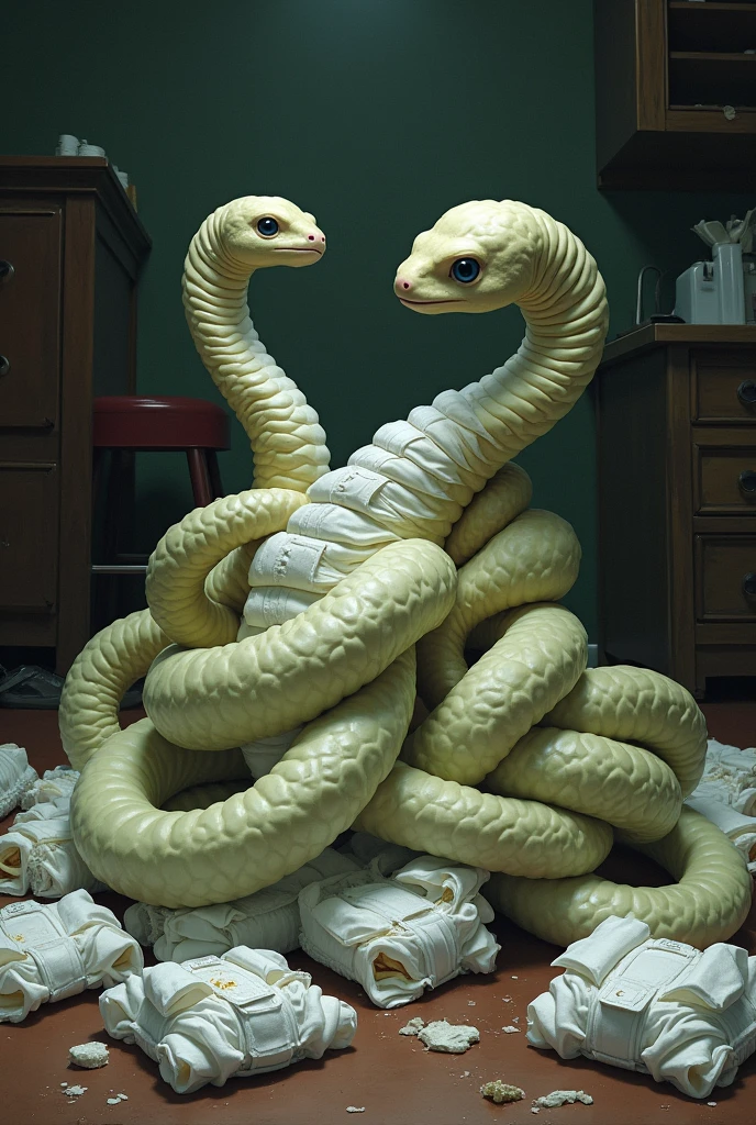 femme enroulé avec des serpents et des serpent dans une pièce, mélangé avec du serpent, femme avec serpent, nombreux serpents, serpent géant, avec la tête de serpent, avec un bel exotique, des serpent les enroules, serpents réalistes enroulés sur humain, anaconda, serpent, avec des serpents, gros serpent, nue, pas de vêtements, pas de sous-vêtements, nsfw, queue de serpent qui passe entre les jambes, bouche ouverte, bras levés