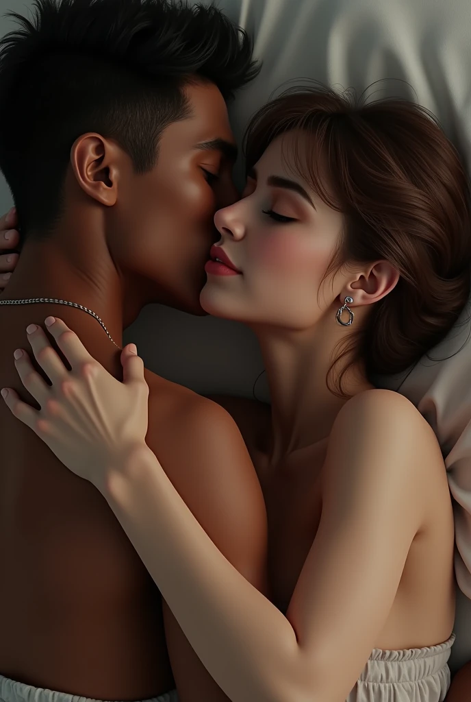 cuddle sex man and woman fuck black hair woman real young woman