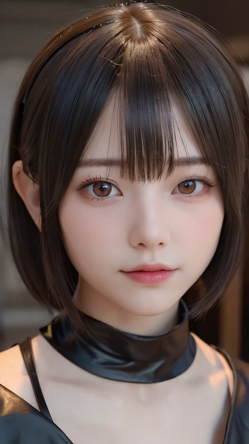 (8K, RAW photograph, Highest quality, masterpiece:1.2), (Realistic, photograph-Realistic:1.37), Highest quality, Ultra-high resolution, photographn mapping, Radio City, Physically Based Rendering,bBlurryry, Blurryry_prospect, depth_of_Field, Blurryry_background, photograph_\(Moderate\), motion_Blurry,1人of女of子, (whole body),Long legs,Thin legs,Long hair, 前hair,(see through 前hair), hair_ornament, lips, hairclip, alone, green_eye, nosesoft,China,白ofシャツ,グレーofチェック柄プリーツスカート,Opaque clothing,Looking down,黒ofローファー,Thigh-high socks,黒of綿of靴下,