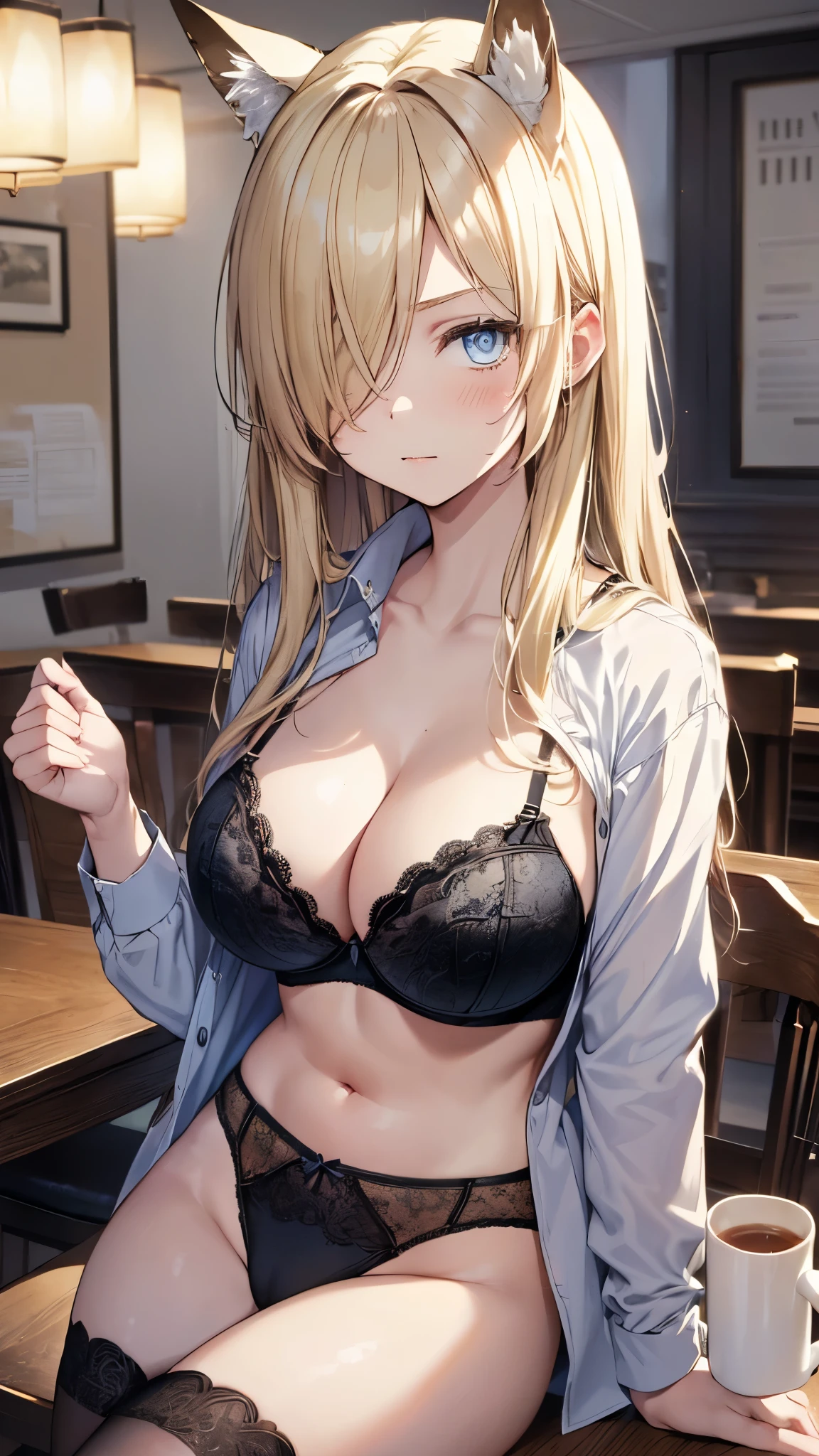 masterpiece,Ultra HD,score_4_onBREAK source_anime,可愛いanimeイラスト, masterpiece,high resolution,alone,mahirushiina,One girl,Blonde,Long Hair,Black Bra,black tights,School,classroom,nsfw,sex,Insert,A man and a woman have sex,