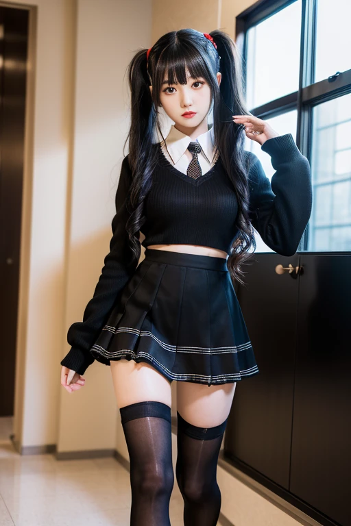 best resolution, 2 heads, Australian model girl two heads, 19 years old, youthful, wearing a white shirt and black skirt posing for a picture, teenage female , wearing skirt and high socks, wearing school uniform, school uniform, white shirt and grey skirt, cute , wearing a school uniform, of a posing, girl wearing uniform, knee high socks, school girl, dressed magical school student uniform, full body shot