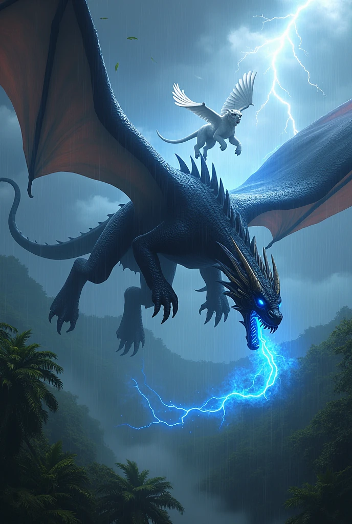 A lightning fury dragon from the dragon movie
