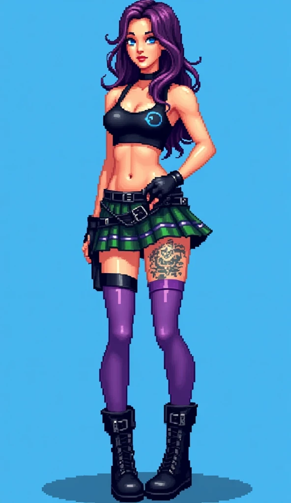 garota de bikini com uma arma