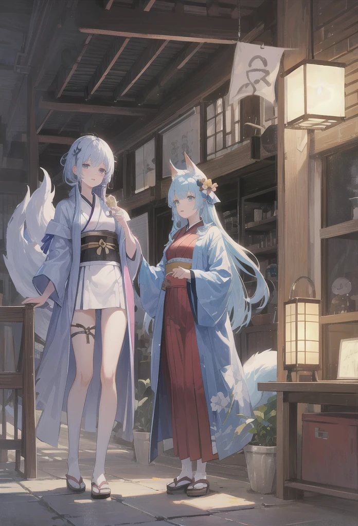 full bodyesbian,(tmasterpiece:1.2),(best qualtiy:1.3),one-girl,standing on your feet,(shrine maiden clothe:1.3),(Expose the armpits:2.0)white stockings,Look back at the audience