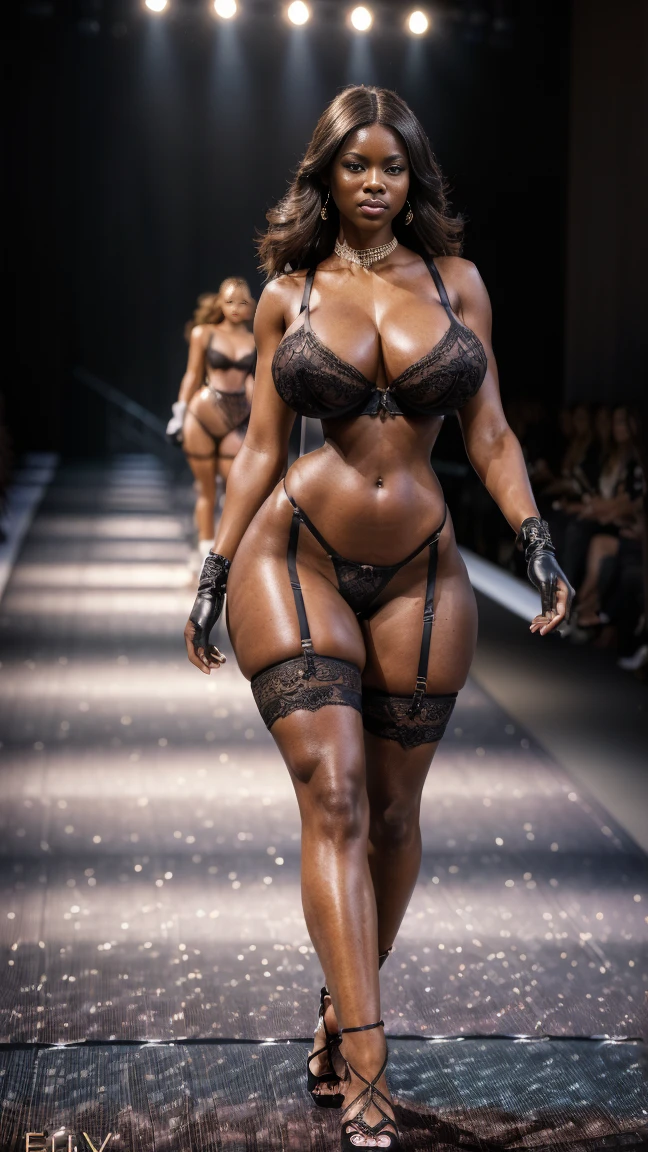 A hot blonde married woman with a big sexy ass gets forced to strip for a group of butch black lesbian women, (big ass), sexy, detailed, (NSFW)