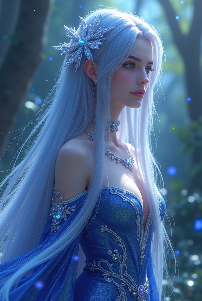 8k full body shot of beautiful white-haired 1 girl, running fingers through her hair with left hand,(intricate, sheer, transparent, translucent,(no clothes:1.2)), intricate, beautifull face, sublime, elegant, side lighting, highly detailed, digital hyperrealistic photography, hyperrealistic photography filigree, shyness, most beautyfull face, (masterpiece, sidelighting, (finely detailed beautifull blue eyes: 1.2)),