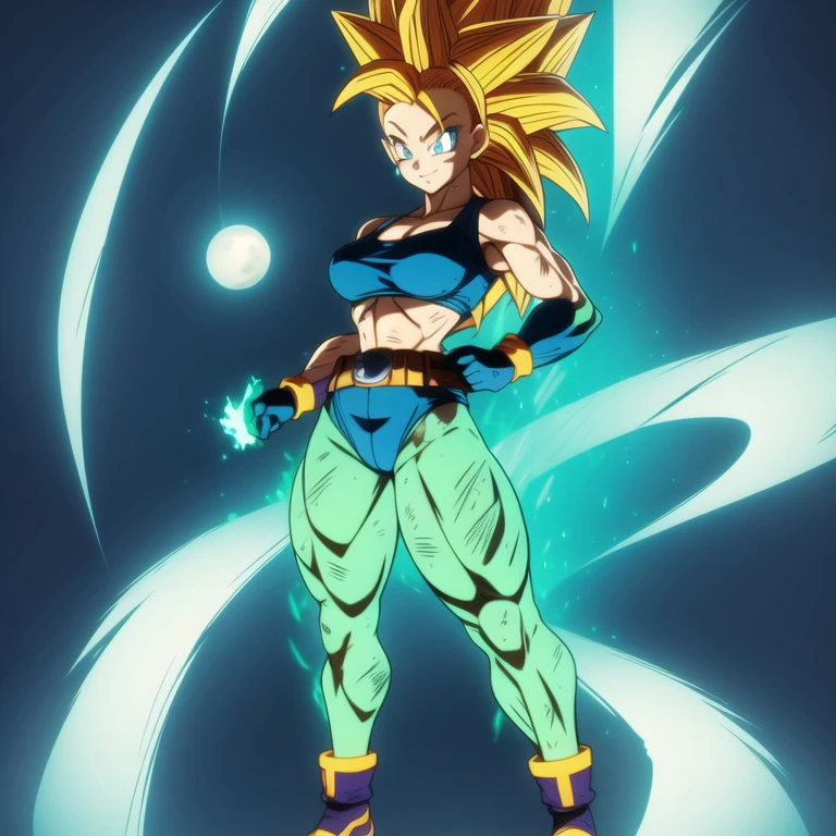 dbsuper style, 1
Girl, captain mizuki, green aura, super saiyan's aura, belt, pointed ears, elf ears, navy blue colored hair, huge hair, bruise, bruise on face, clenched hands, frown, gloves, blue eyes, grey gloves, evil grin, medium breasts, Aura around her, solo, high ponytail, mouth opened, furious, saiyan armor, armor,  powering up aura
, ((masterpiece)) 
