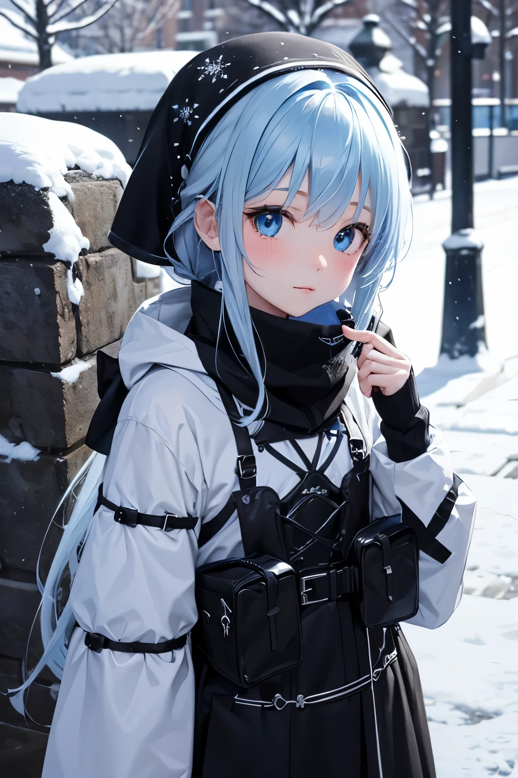 1. Girl, Momoshiki Otsutsuki, white hair, pale skin, medium height, small body, wearing a Japanese kimono