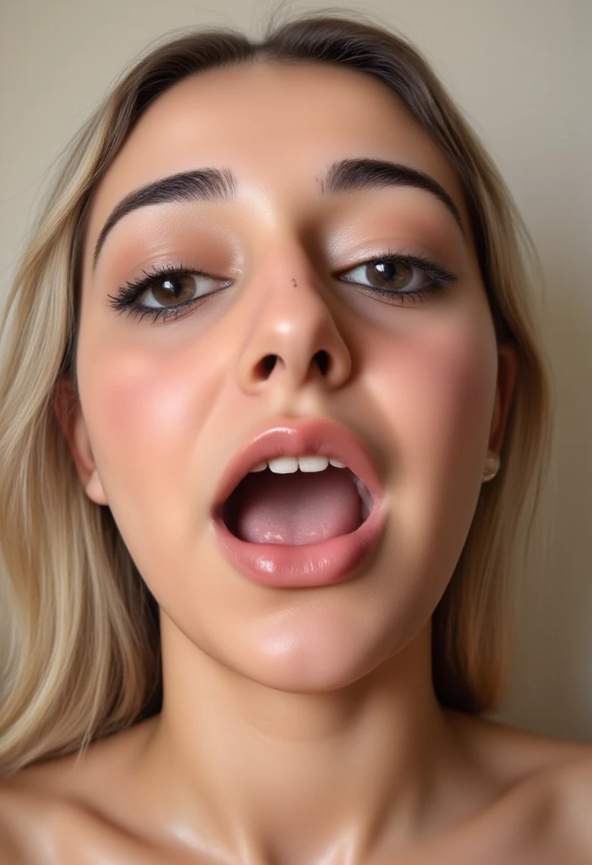 sydney sweeney, Deep Throat, ass pov, tongue out, realisitic