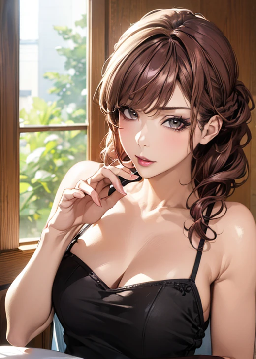 (( best quality)), (超 high definition), ( very detailed), (Detailed explanation), (( best CG  )), ( Masterpiece ), Super Fine Art 、( best quality, 8k, 32K), ( realistic :1.2), ( high definition),  very detailed,  very pretty face and eyes , 1 female,  Thin Waist, Delicate body, ( best quality,  Attention to Details , Skin Details), ( best quality, 8k, Oil paints:1.2),  very detailed、(Random Hairstyle:1.7)、 realistic depiction 、 high definition 、Carefully crafted down to the last detail、( Seduce Your Viewers:1.7)、(( bold composition:1.6))