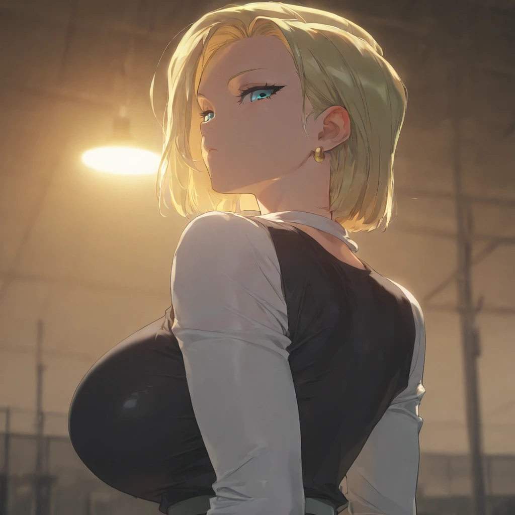 masterpiece, best quality, amazing quality, very aesthetic, absurdres, newest,scenery, anime screencap, anime coloring,,Expressiveh,
break

android 18, high close up, 上から、looking at viewers, looking back, Only his head was above the water, who is crying, huge breasts, cropped torso, studio lighting,


 break

 masterpiece , best quality, amazing quality, very aesthetic, absurdres, newest,scenery,