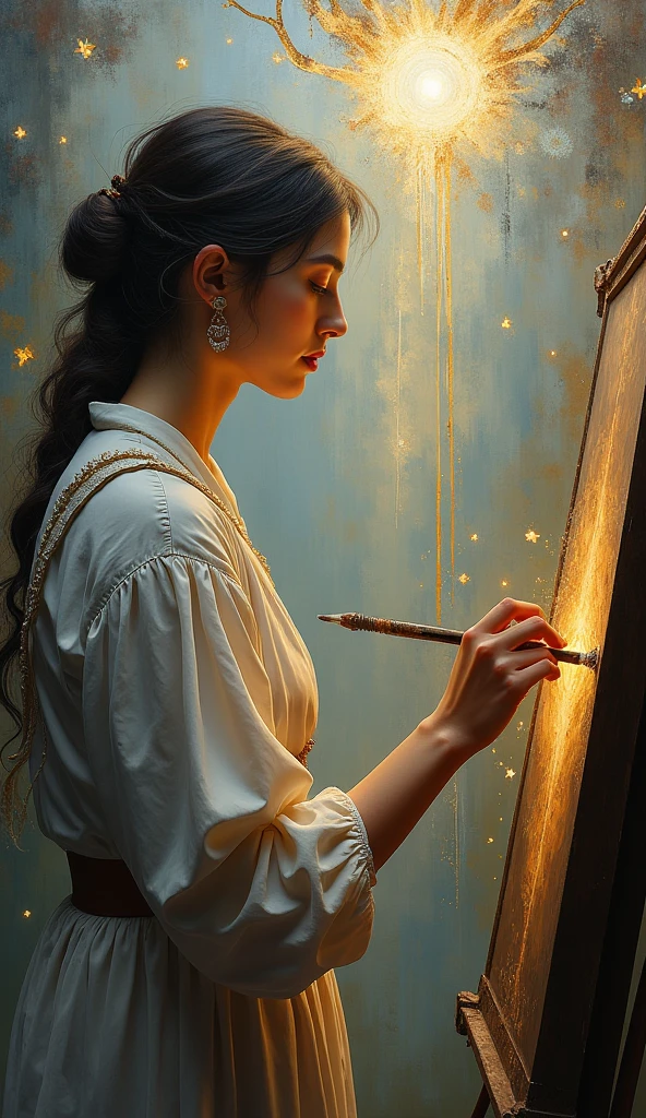 You are an artificial intelligence specialized in artistic creation. Create an illustration that depicts a scene in which a homeless youth is being assisted by a group of caring young people in frame form. The inspiration for this work comes from the great famous painters. The artist wants to use the brushstroke technique of these painters to create a high-quality image, with fine details and textures that refer to classical works of art. Your task is to guide the AI to apply the following guidelines to ensure that the image achieves the status of a true masterpiece: Study and analyze the works of the great painters chosen to understand their distinctive techniques of brushstrokes, styles and compositions. Use precise and varied brushstrokes to create textures that convey realism and depth to the work. Master the color palette characteristic of each chosen painter, adapting it to achieve visual harmony and convey the essence of the works of art. Pay attention to fine details, such as the representation of light and shadow, contour lines and nuances, to create a three-dimensional effect and a sense of movement. Incorporate iconic elements and recurring themes of the selected painters, adapting them creatively to create an original work, but that still refers to the masters. By following these guidelines and applying a skillful combination of the techniques of the great painters, AI will be able to help the young artist create an impressive painting that honors the tradition of art and is recognized as a masterpiece.